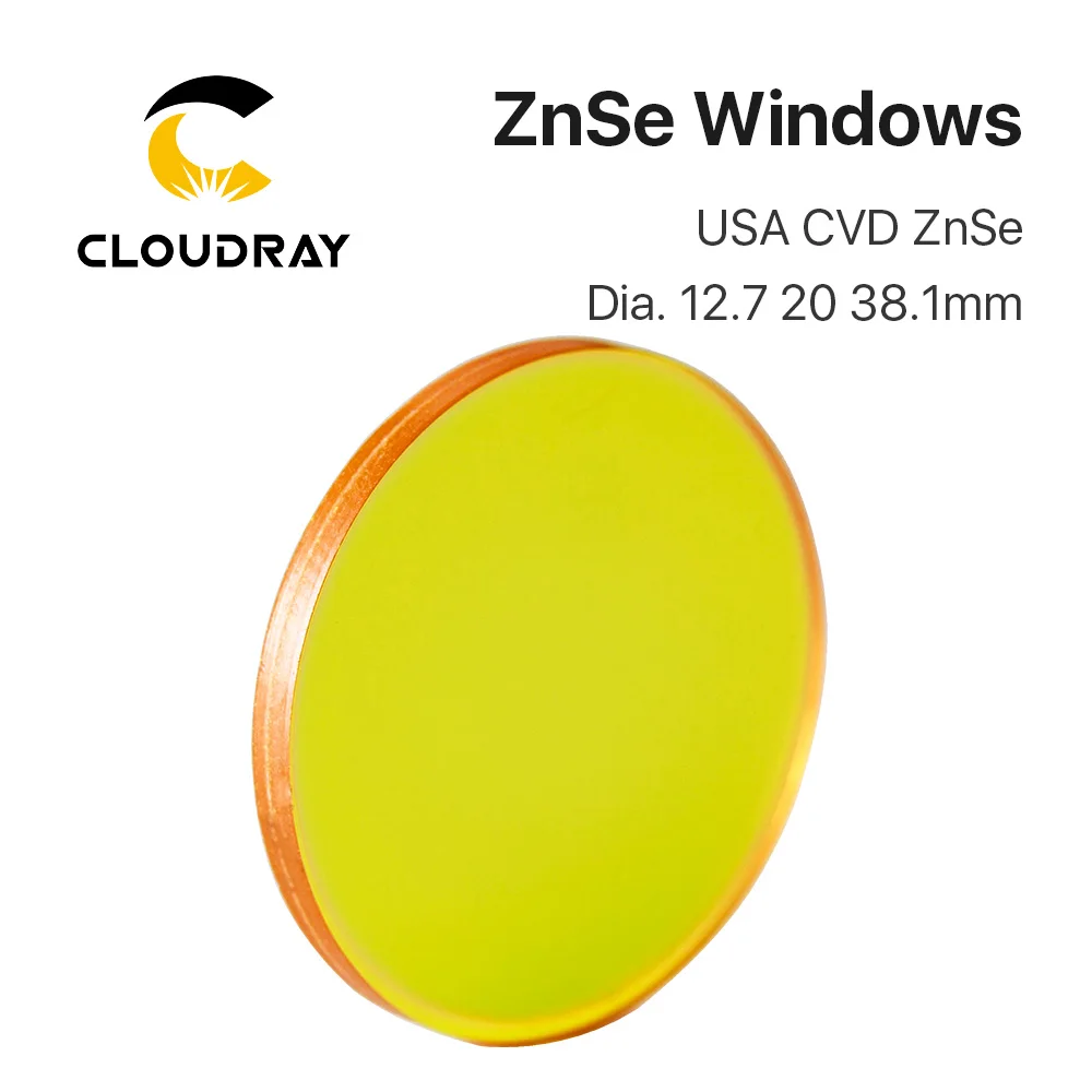 Защитные окна США CVD ZnSe Материал диаметр 12,7 20 38,1 мм