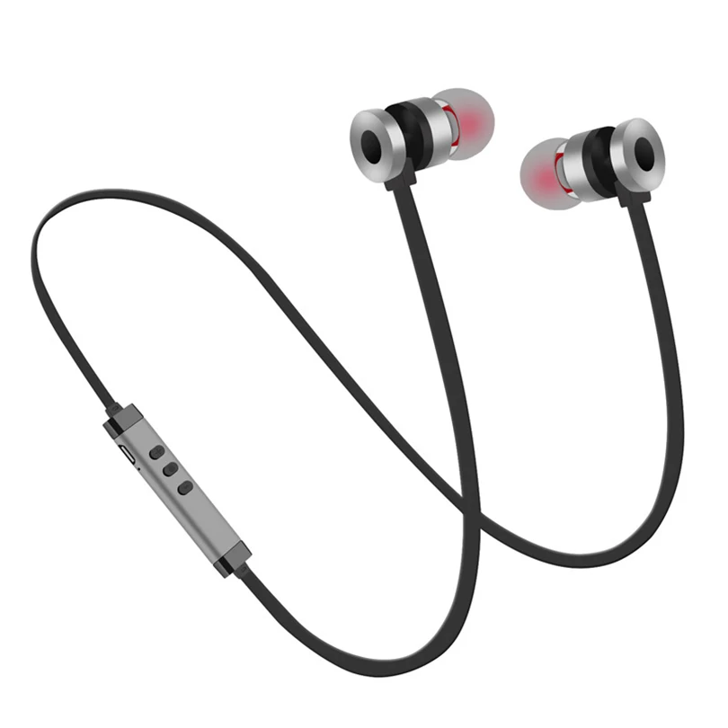 Aibesser water proof latest bluetooth earpiece earphone Ver 4.2 magnetic sunction best cordless earbuds for LG iPhone | Электроника