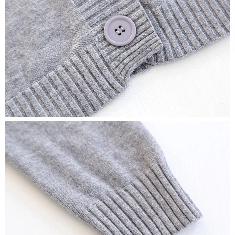 Вязаные кардиганы новинка 2019 осенняя Женская мода повседневный Однотонный