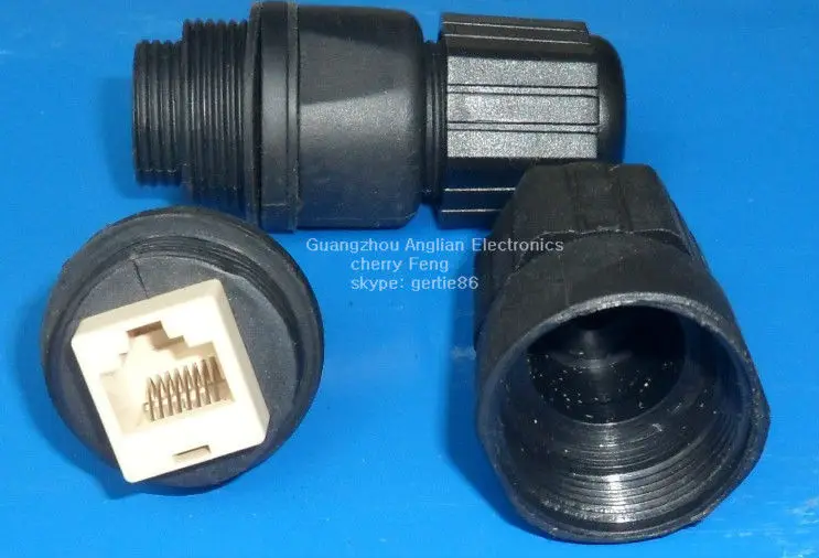10 шт. водонепроницаемый Соединитель с одной головкой RJ45|connector f|connector waterproofconnector rj45