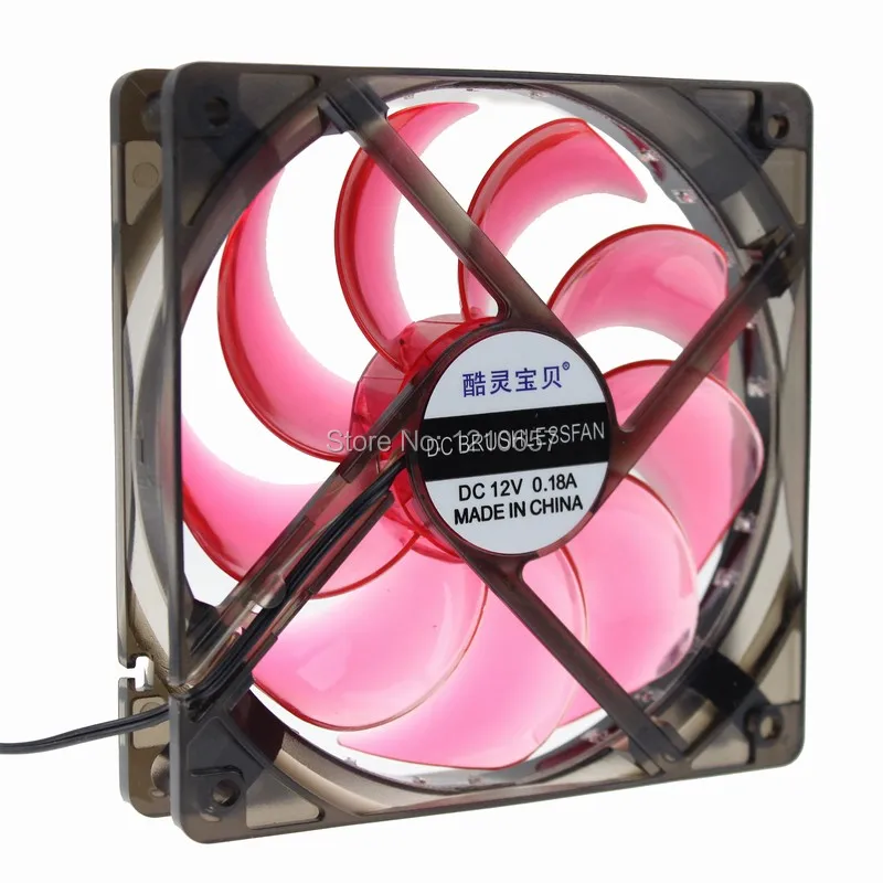 2 шт. в партии Gdstime 12V 3Pin 90 мм вентилятор охлаждения LED красный компьютер ПК корпус