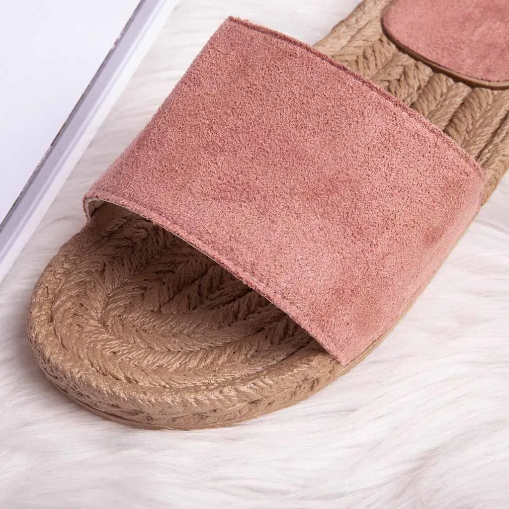 Женские летние римские шлепанцы SAGACE уличные этнические с пеньковой веревкой