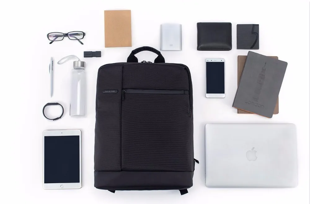 Xiaomi классический Бизнес Рюкзаки Большой 17L Ёмкость студенческие сумки Для мужчин Для женщин сумка рюкзак для ноутбука диагональю 15 дюймов