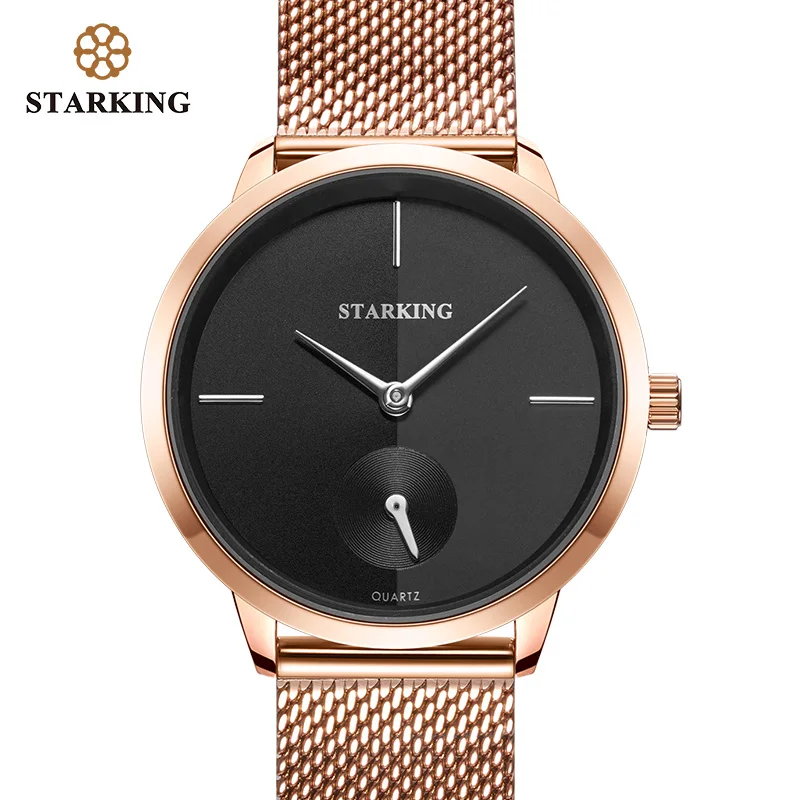 BL1025RS32 STARKING часы из розового золота и стали для женщин лучший бренд Роскошные повседневные часы женские наручные часы женски - Цвет: BL1025RS32