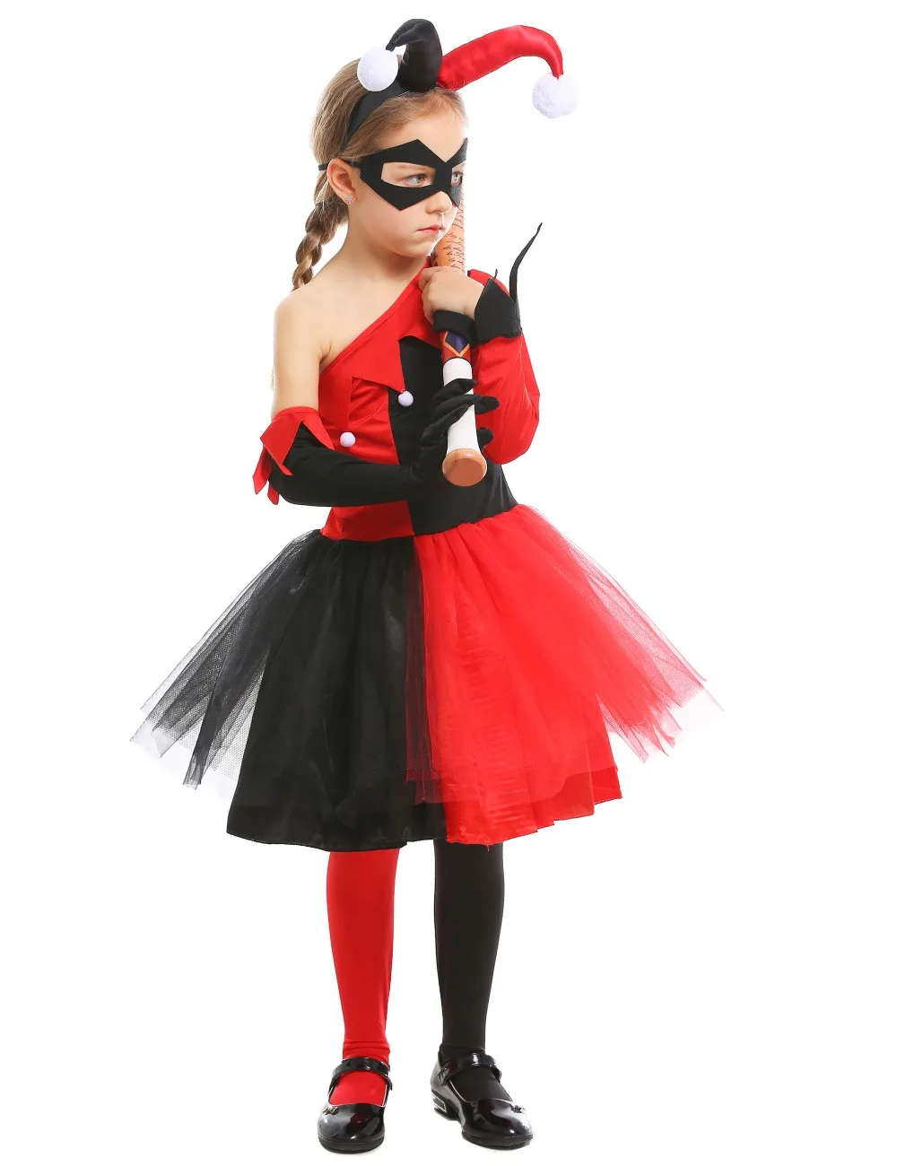 Halloween Kids Costume Girls Cosplay Funny Clown Harry Movie Fancy Dress Children Party Costumes Role-playing dance performance |