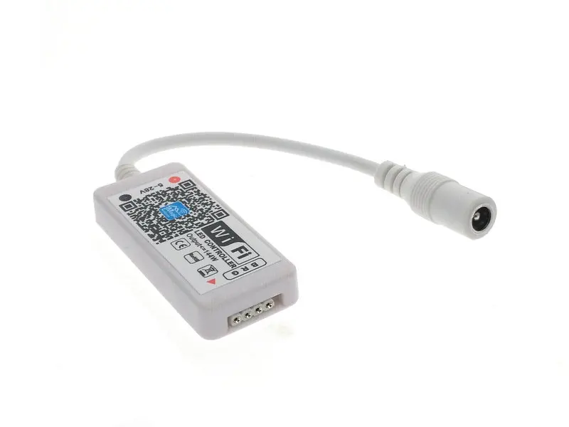 Мини LED WIFI Смарт RGB контроллер для Светодиодные полосы света DC 12V телефон