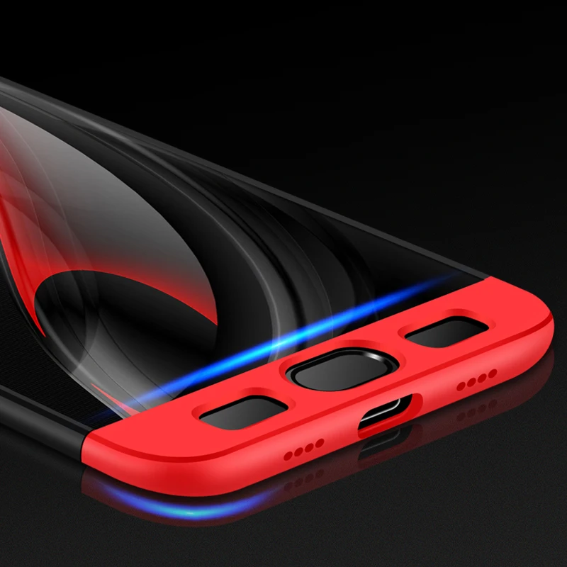 Чехол для телефона xiaomi mi5 mi5s mi6 чехол с полной защитой на 360 градусов 3 в 1 жесткий из