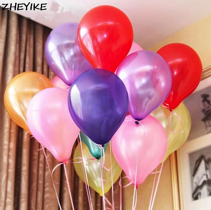 ZHEYIKE 1/5/10/15/20 штук 10 дюймов 1 2 г шары Свадебные Надувные Воздушные для дня рождения