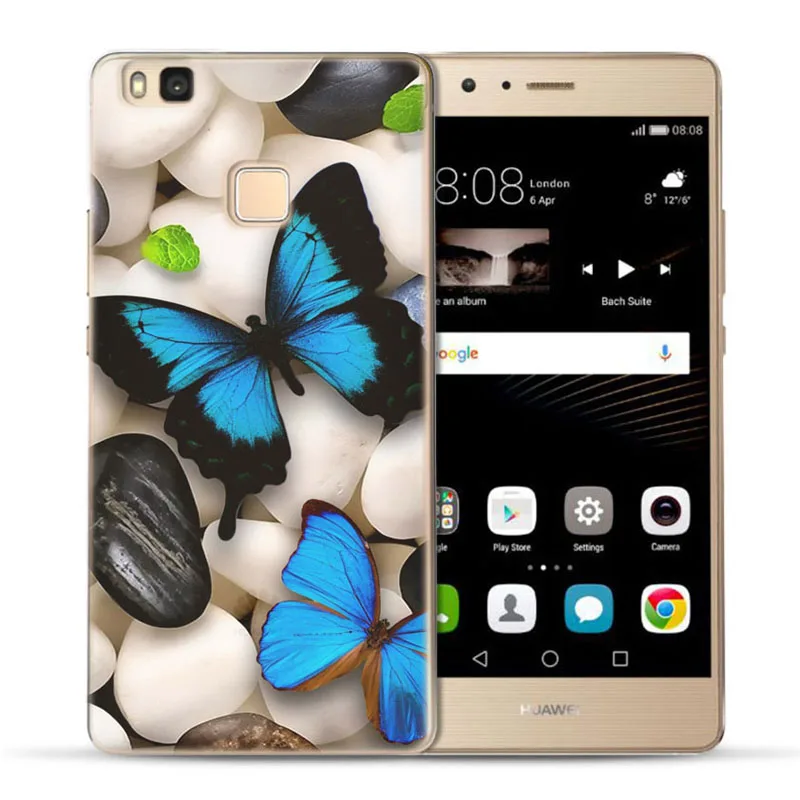 MLCRIYG мягкий чехол для телефона Huawei P9 Lite/P8 Lite/P10Lite красочный из ТПУ со смайликом с