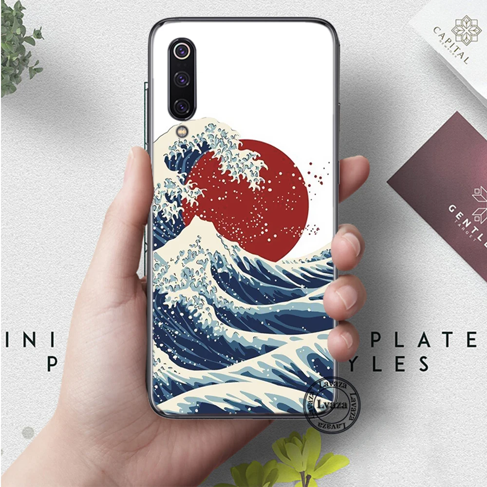 6 Hokusai большая волна Kanagawa Силиконовые чехол для Xiaomi Mi 5X6 6X8 9 SE 9T Pro CC9E CC9 A3 F1 A1 A2 Lite MAX 3 - Цвет: 6