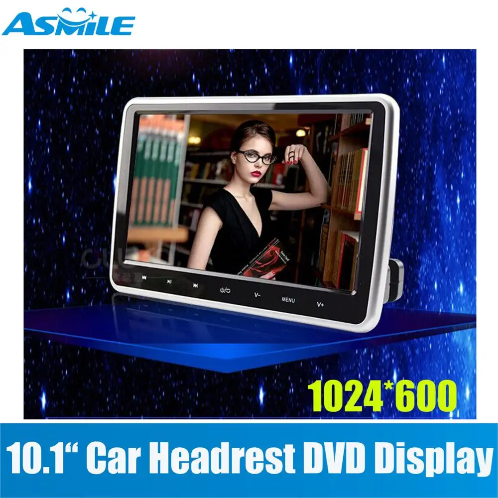 10 1 дюймов Автомобильный dvd подголовник плеер монитор с 32Bit игр + USB SD IR/FM передатчик
