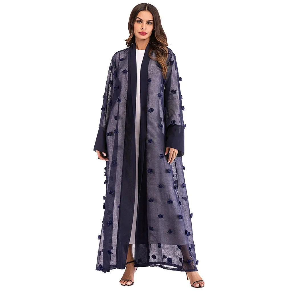 Новое Женское платье Этнические халаты Исламская мусульманская абайя Ближний