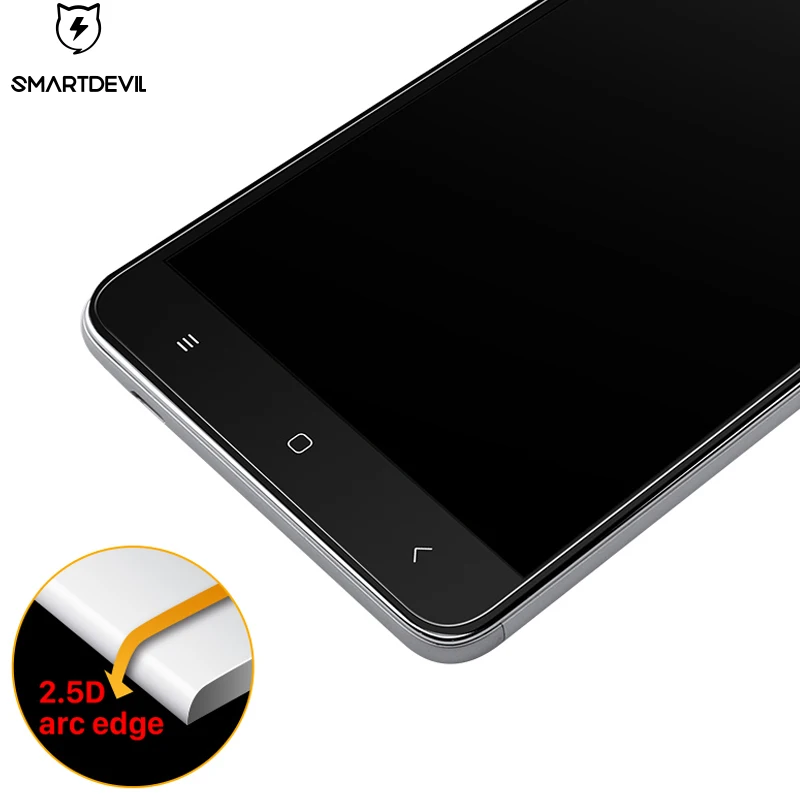 Ультратонкое закаленное стекло SmartDevil new 2.5D 9H для смартфона Redmi note 3 Защитная