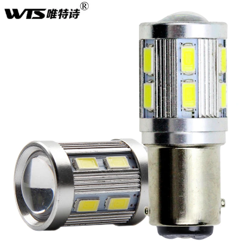 Оптовая продажа 50 шт. Высокая мощность 1157 BA 15D P21/5 Вт 12SMD 5630 1cree светодиодный