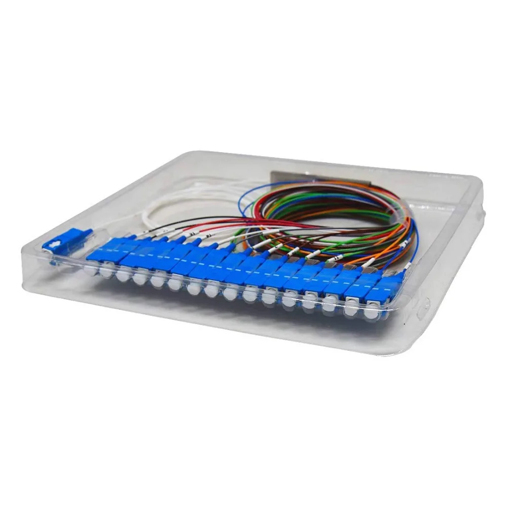 

JYTTEK Single mode Fiber Optical FTTH 0.9mm mini plc splitter 1x16