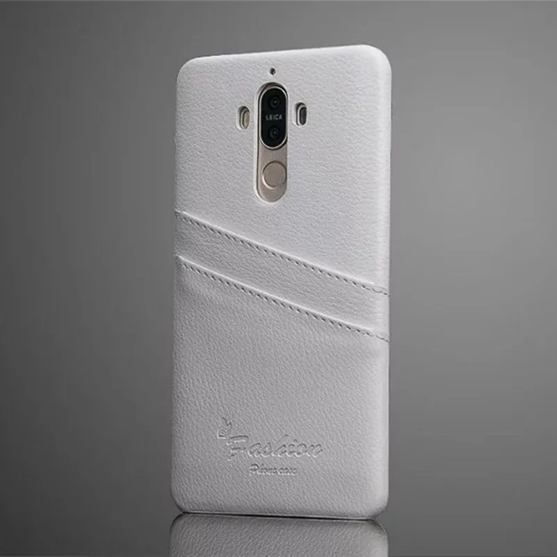 Для HUAWEI Mate9 чехол личи зернистый для телефона задняя крышка с отделениями карт
