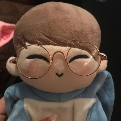 10cm glasses gold Кукла скейтборд для 1/8 BJD got7 кукла аксессуары 20 см кукла использовать маски очки - Цвет: 10cm glasses gold