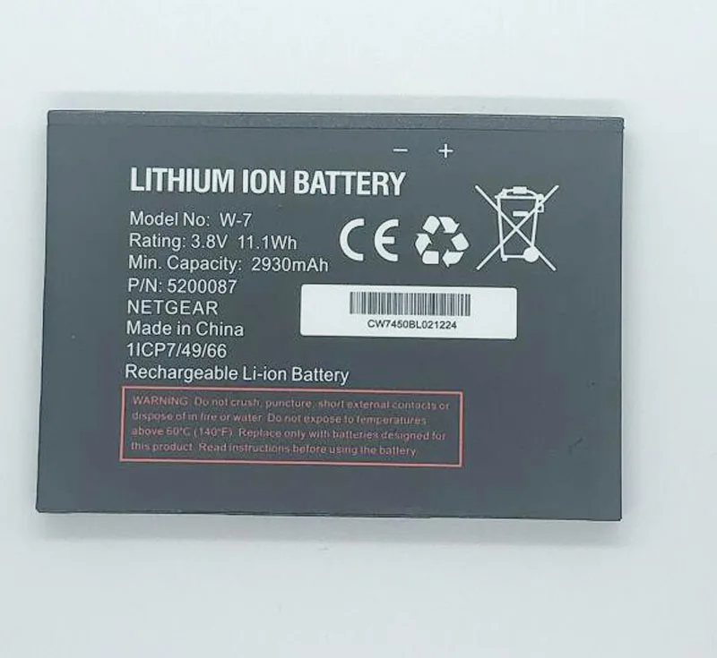 GeLar 3 8 V 2930mAh/11.1Wh 5200087 W7 W 7 Аккумулятор для NETGEAR aircard AC790S AC810S sierra беспроводной