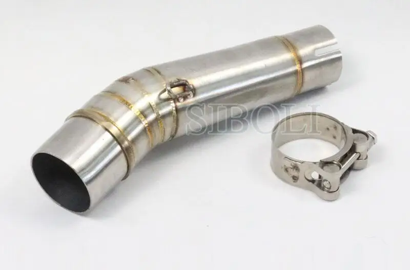 NC700 NC750 NC750X скольжения на мотоцикл выхлопной трубы со средним звеном трубы дБ убийца для HONDA NC700 NC750 NC750X 2012- лет