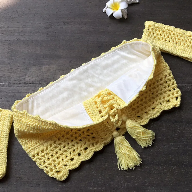 Рисунок 5 - Вязаный крючком комплект бикини с высокими штанинами