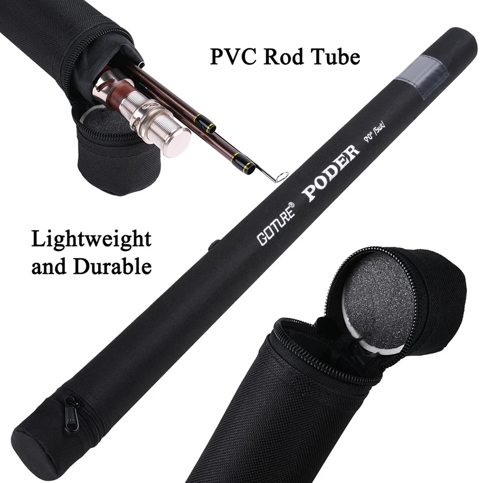 Goture PODER серия нахлыстом Удочка 2,7 м 30 т углеродное волокно муха Удочка M/MF Action 4wt/5wt/7wt/8wt с портативной трубкой для форели бас