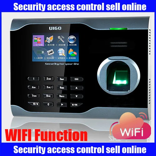WIFI U160 биометрический отпечаток пальца посещаемость времени TCP/IP время часы