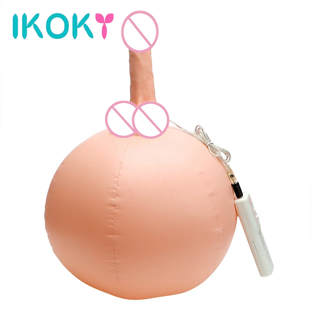 IKOKY женская мастурбация надувной телесный ремень сидящий на вибратор