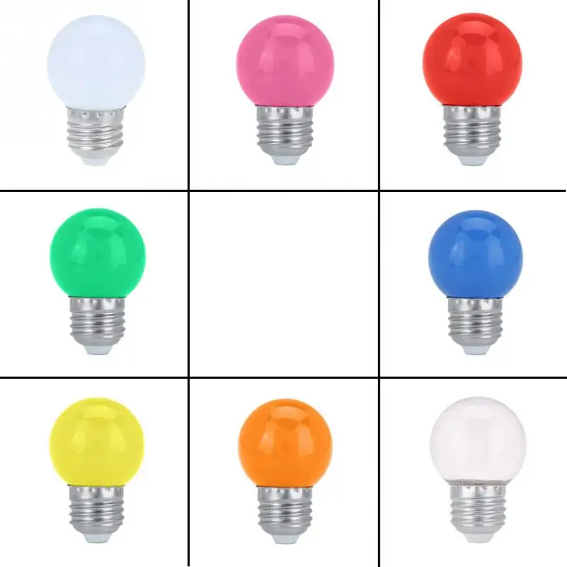 3 Вт E27 светодиодный светильник лампа круглой формы цветной шар домашний бар