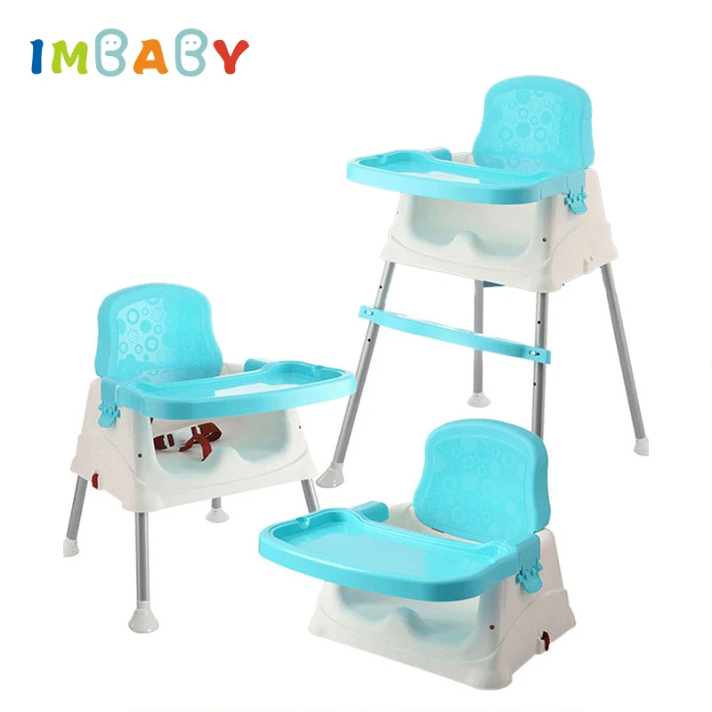 IMBABY Baby Dinner Table Detachable Feeding Chair Portable Chair Adjustable Folding Chairs Kids Highchair Seat Baby Eating Seats