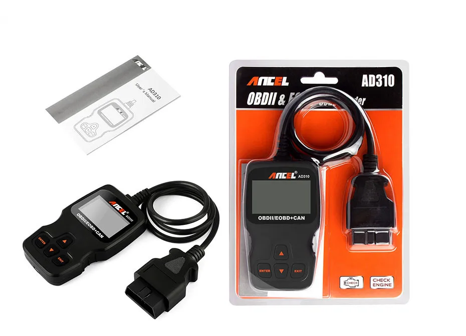 Универсальный автоматический сканер кода ANCEL AD310 OBDII