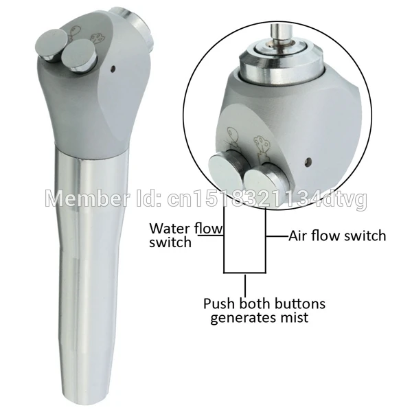 Triple 3 Ways Dental Air Water Oral Syringe Handpiece With 2 Nozzles Tips Tubes | Красота и здоровье