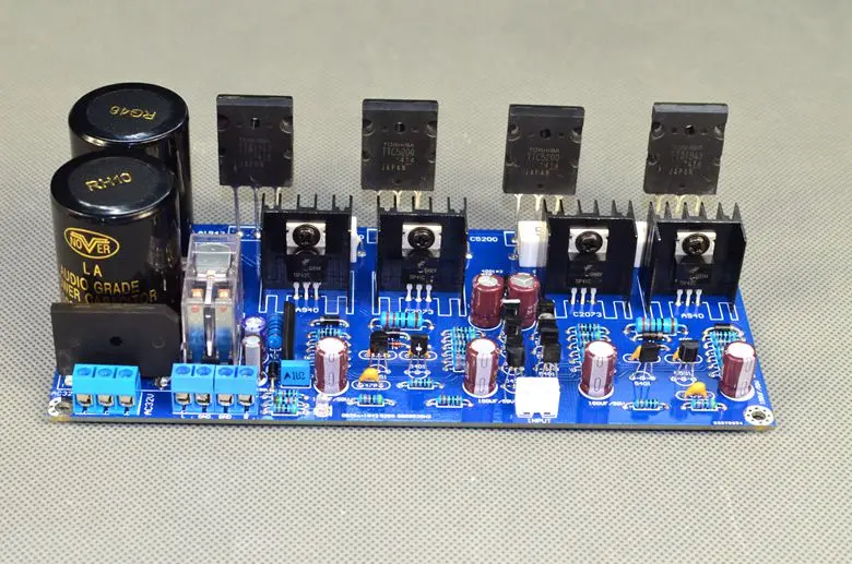 V20 Dual AC30V 125 Вт+ 125 Вт A1943/C5200 класс AB Высокая мощность HIFI fever Плата усилителя