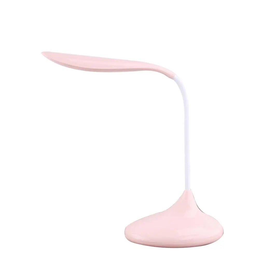 USB Charging Cartoon Table Lamp Finger Sense Switch LED Eye Protection Foldable Dormitory Reading Leather Sale | Освещение