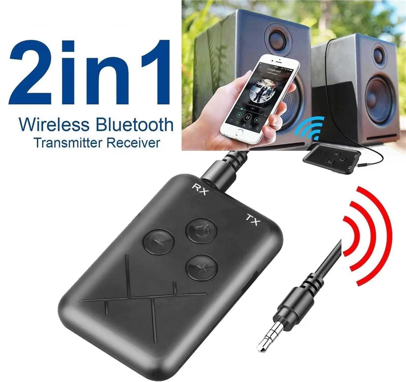 50 комплектов Универсальный 2 в 1 беспроводной Bluetooth 4 приемник передатчик A2DP аудио