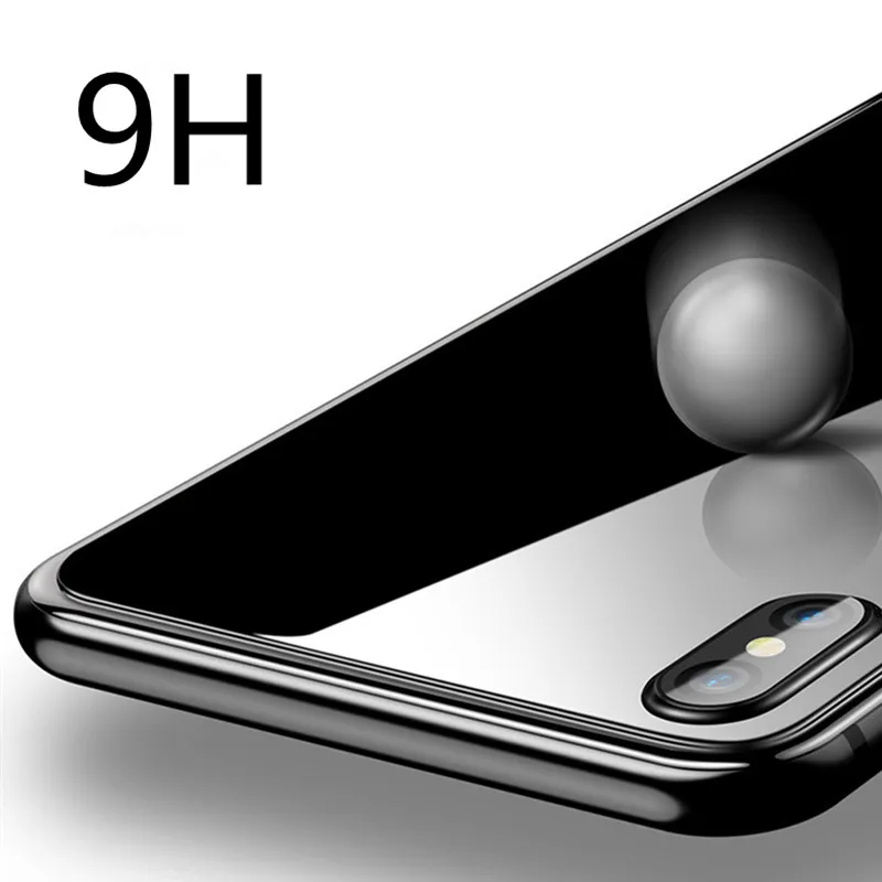 0 3 мм вспыльчивые Стекло назад пленка для iPhone X Закаленное Вернуться протектор