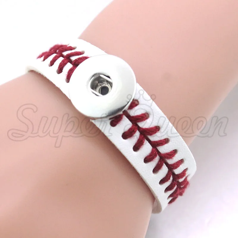 Женский браслет из искусственной кожи с застежкой кнопкой 12/18 мм|button bracelet|snap button