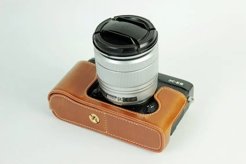 Новинка модель высокого качества коричневый Камера Сумка Кожа PU для Fuji X-E2 X-E1 xe2 XE1