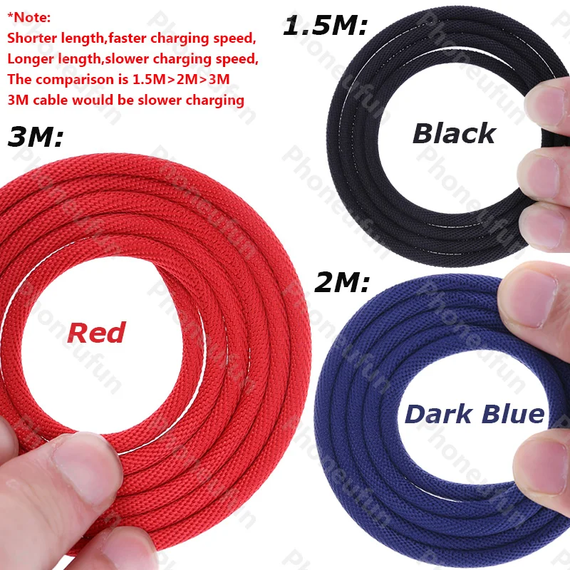 Кабель для зарядки LISM Micro USB 1/1.5/2/3м|Зарядные устройства телефонов| |
