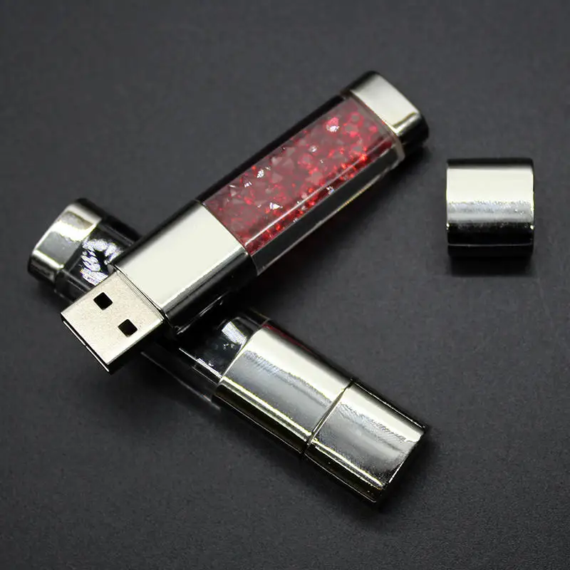 Retobo Usb 2,0 Флешка Алмазная USB флешка 4 ГБ 8 ГБ 16 ГБ 32 ГБ 64 ГБ флеш-накопитель с кристаллами косметика, подарочная карта