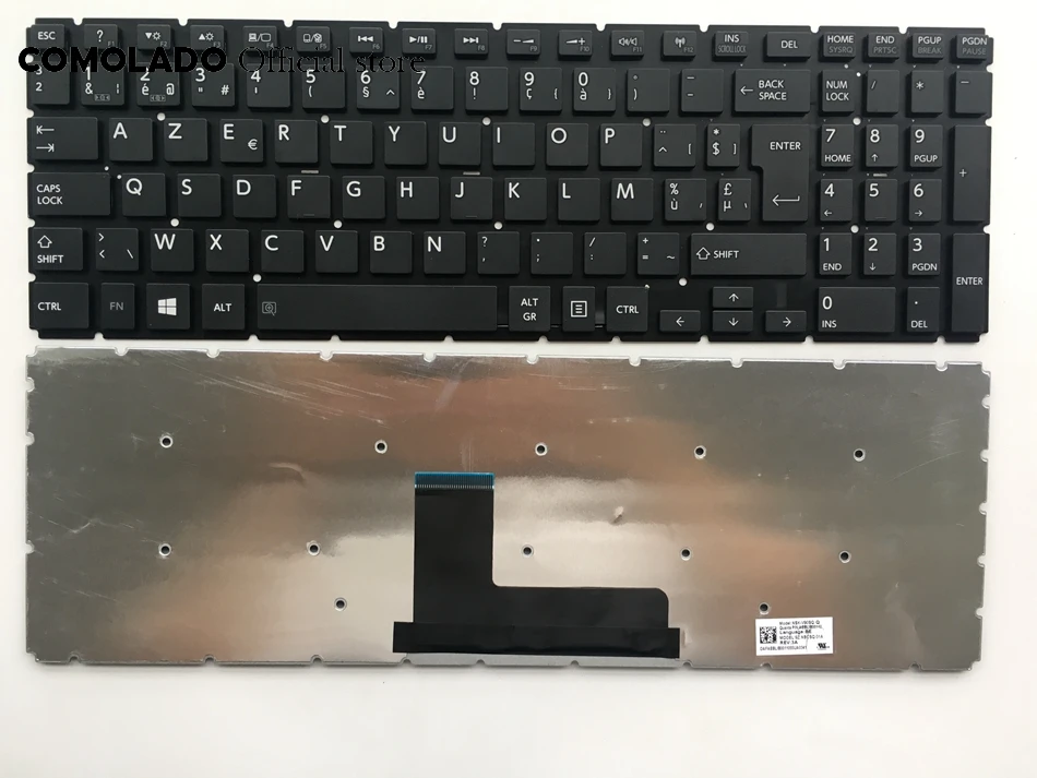 BE Belgium клавиатура для Toshiba Satellite L50 B L55 L55DT S50 черная ноутбука Layout|Клавиатуры замены|