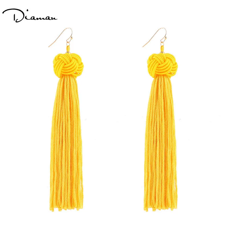 Boho Long Tassel Maxi Earrings Ethnic Big Exaggerated Hook Earring For Women Accessories Fashion Jewelry DE2116 |