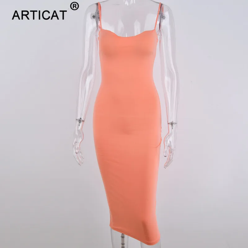 Женское двухслойное длинное платье Articat, черное платье, облегающее платье из хлопка, для вечеринки, на осень/зиму