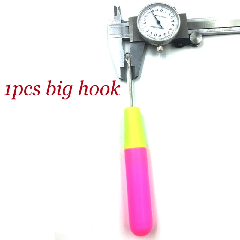 Brand New 2pcs 2 size DIY Hand Tool Handle Crochet Hook Weave Knitting Knit Braid Needle Craft Lock Hair | Дом и сад