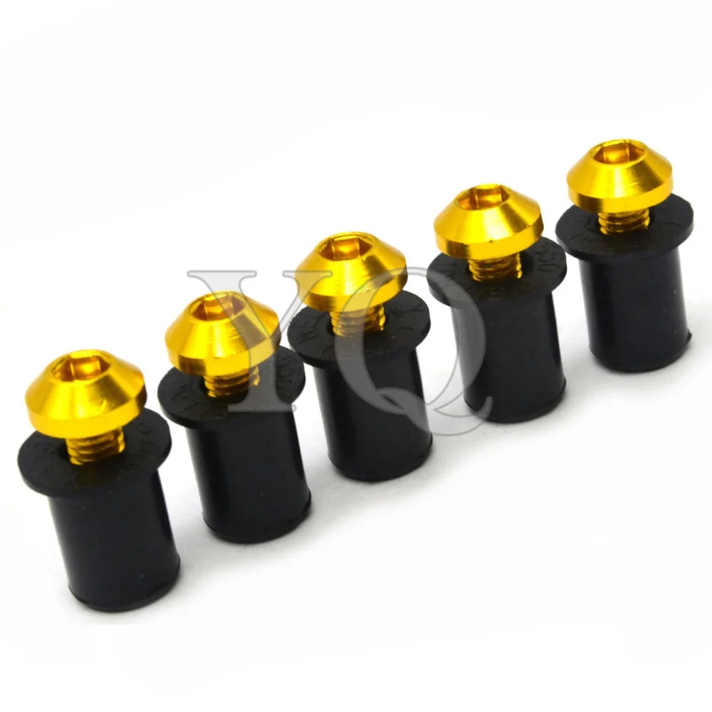motorcycles parts Windshield Spike Bolts Screws M5 Nuts For 2006-2014 Yamaha FZ1 FZ6 Fazer FZ8 FZ6R XJ6 MT-07 MT-09 MT09 13 cn | Автомобили