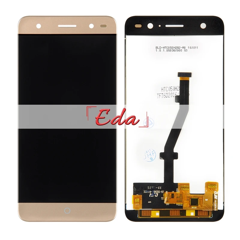 1 шт. Бесплатная доставка ЖК дисплей для ZTE Blade V7 Lite с кодирующий преобразователь