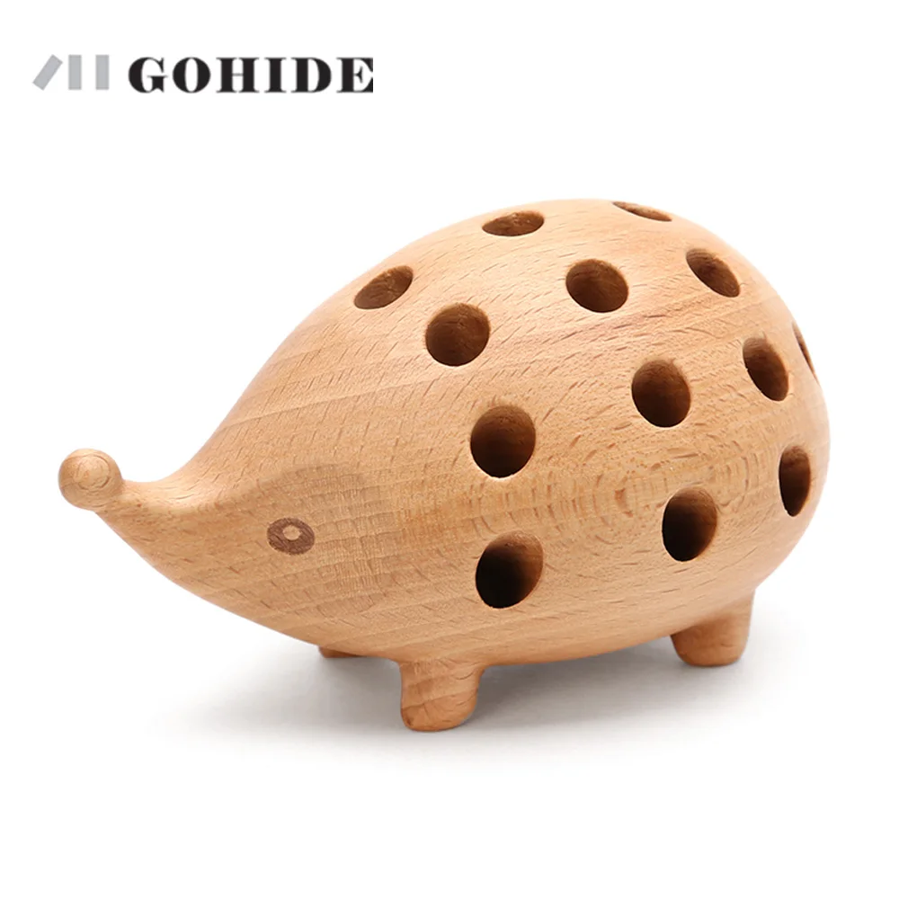 Держатель для карандашей JUHD с рисунком из искусственной древесины офисное