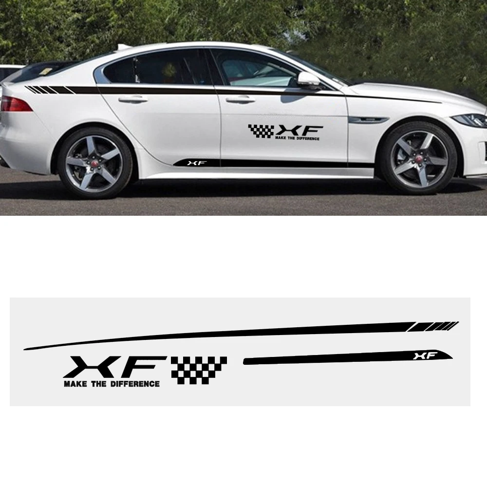 Боковая наклейка на кузов автомобиля Наклейка s для Jaguar XF хэтчбек на заказ наклейки DIY декоративные креативные наклейки для автомобиля Наклейка для автомобиля-Стайлинг 280 см