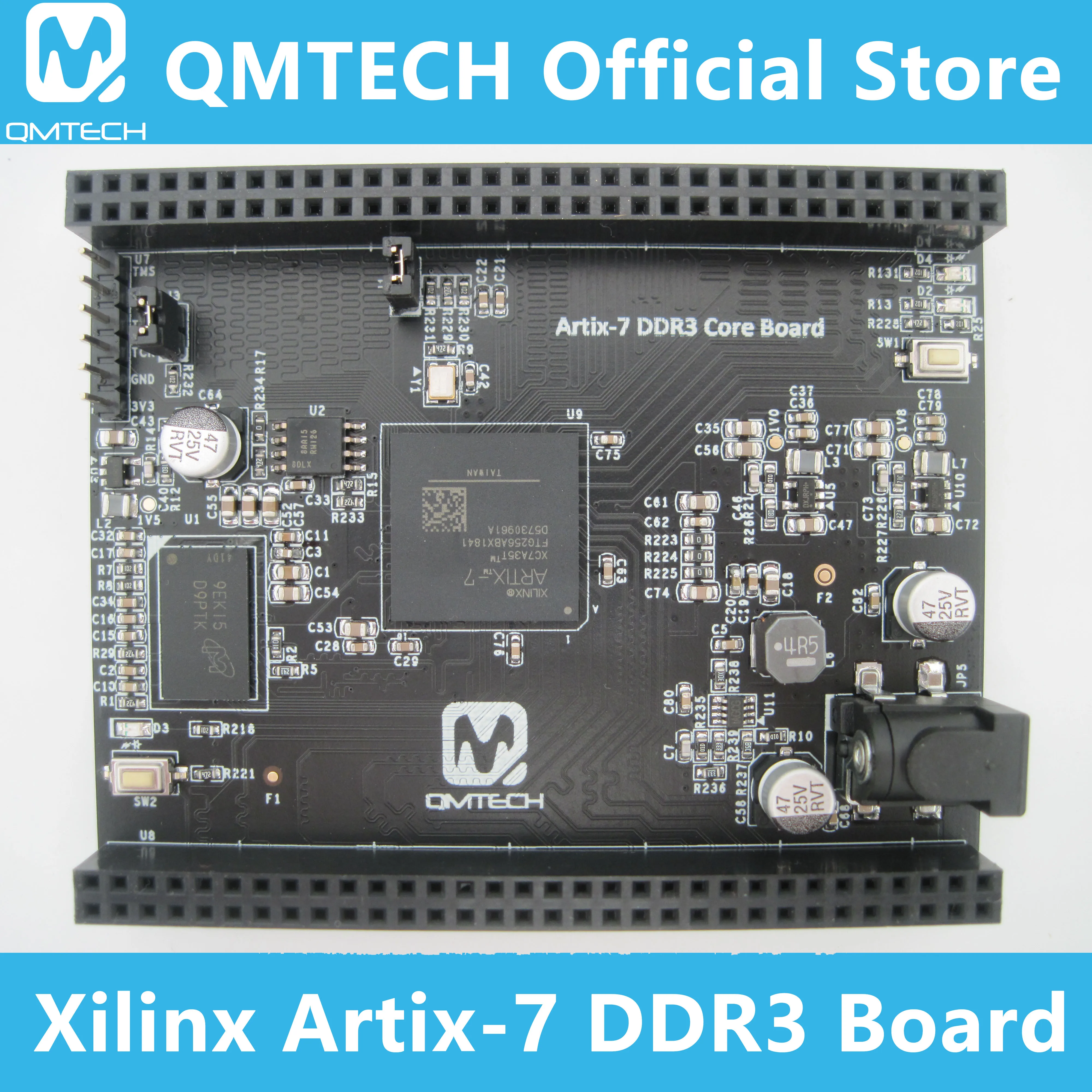 QMTECH Xilinx FPGA artist 7 Artix Core Board XC7A35T DDR3 256MB|Аксессуары для демонстрационных стендов| |