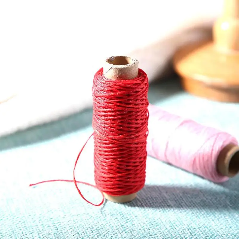 10 шт. Швейные восковые нити 50 м 150D DIY Кожа ремесло строчка шнур нить для ремесла ремонт обуви швейные инструменты