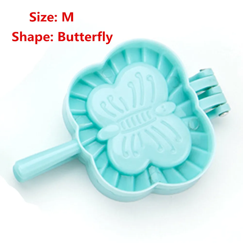 Butterfiy M Кондитерские изделия DIY аксессуары для выпечки нетоксичные кухонные ПП формы легко чистятся практичный производитель клецки из теста плесень портативный - Цвет: Butterfiy M